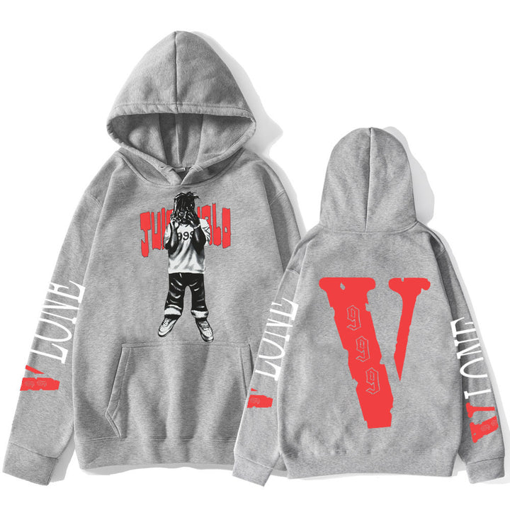 Women's hooded sweatshirt with artistic print and comfortable fit Lune London