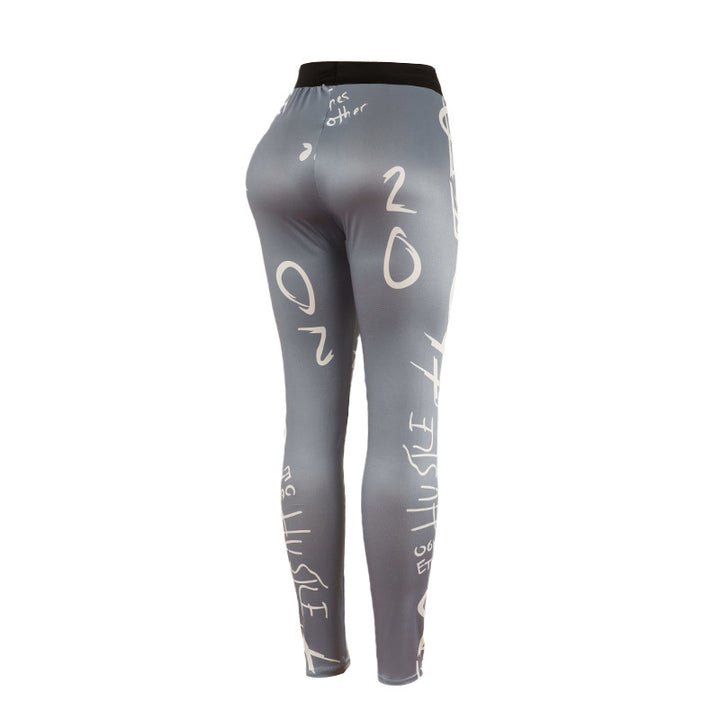 Chic leggings and stylish graphic print for women