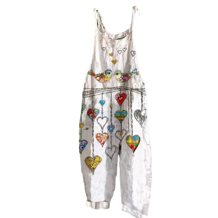 Ladies' artistic print jumpsuit Lune London