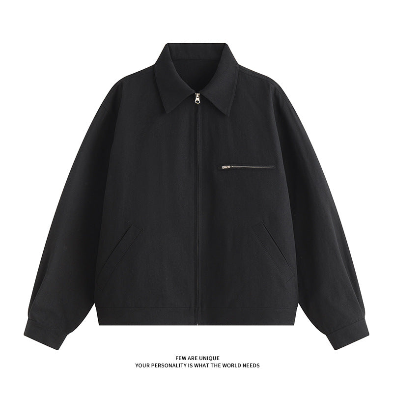 Casual transition jacket for men with practical pockets and modern fit Lune London