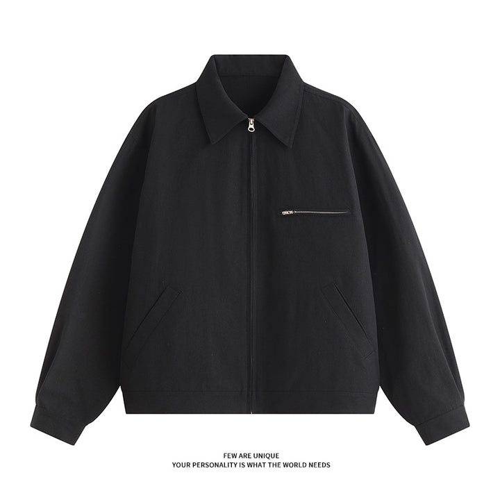 Casual transition jacket for men with practical pockets and modern fit Lune London