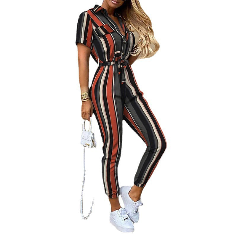 Ladies trendy jumpsuit with fitted cut and practical pockets Lune London