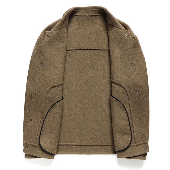 Fashionable men's transition jacket with innovative cut Lune London