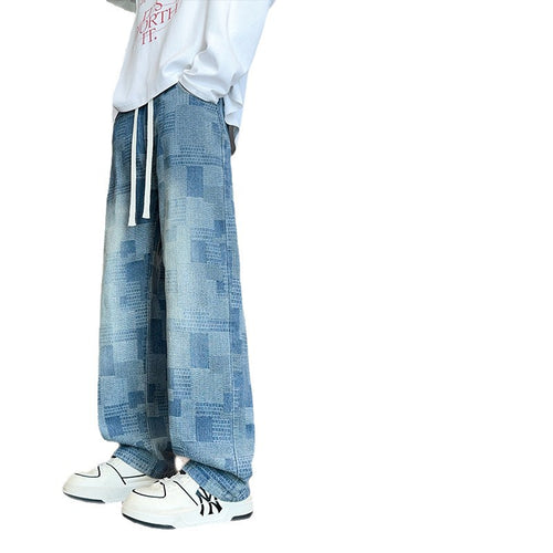 Unisex wide-cut denim pants with modern design Lune London
