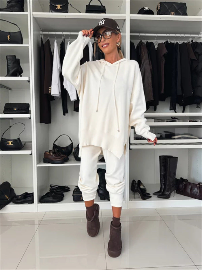 Women's casual lounge set with oversized hoodie and comfortable jogging pants Chic & Stil