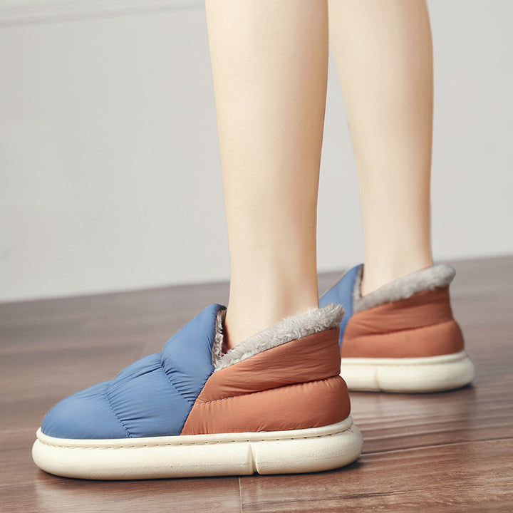 Women's warm slippers with soft lining Lune London