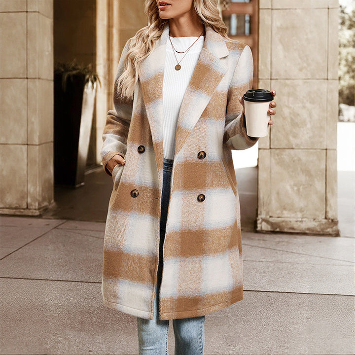 Elegant wool coat for women Lune London