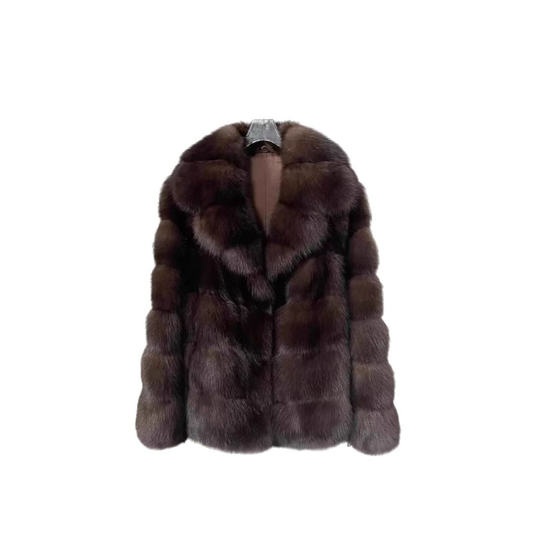 Ladies luxurious and warm faux fur jacket Lune London