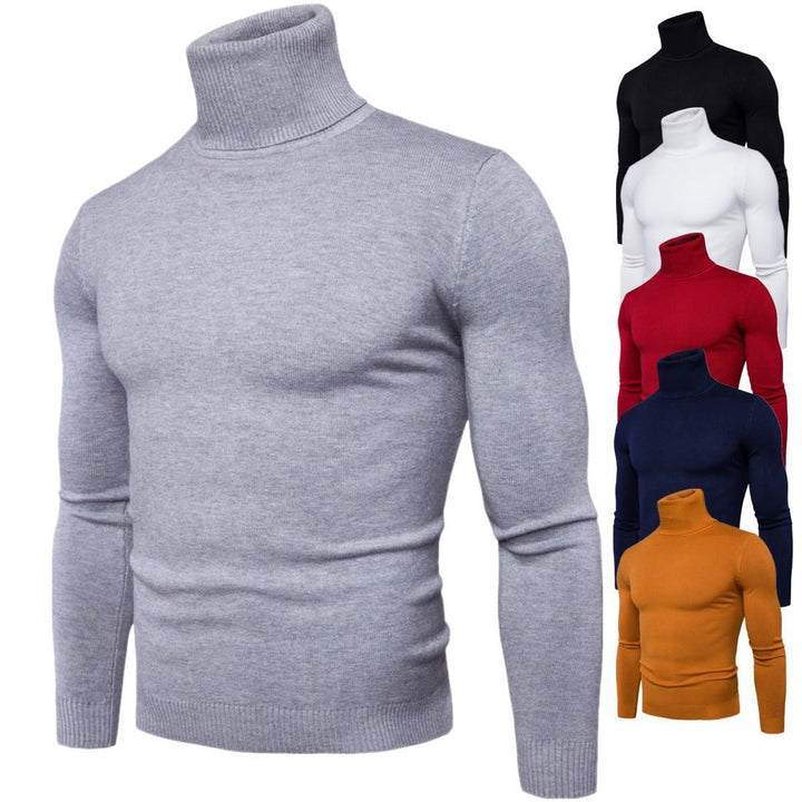 Men's Roll Neck Sweater Made Of Soft Merino Wool Lune London