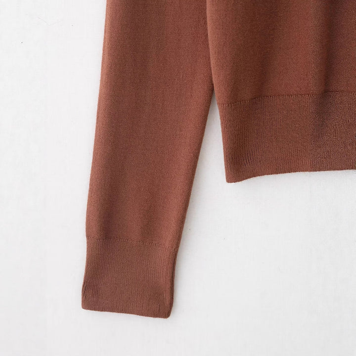 Cardigan tricoté à la mode pour femmes avec embellissement en perles élégantes Chic & Stil
