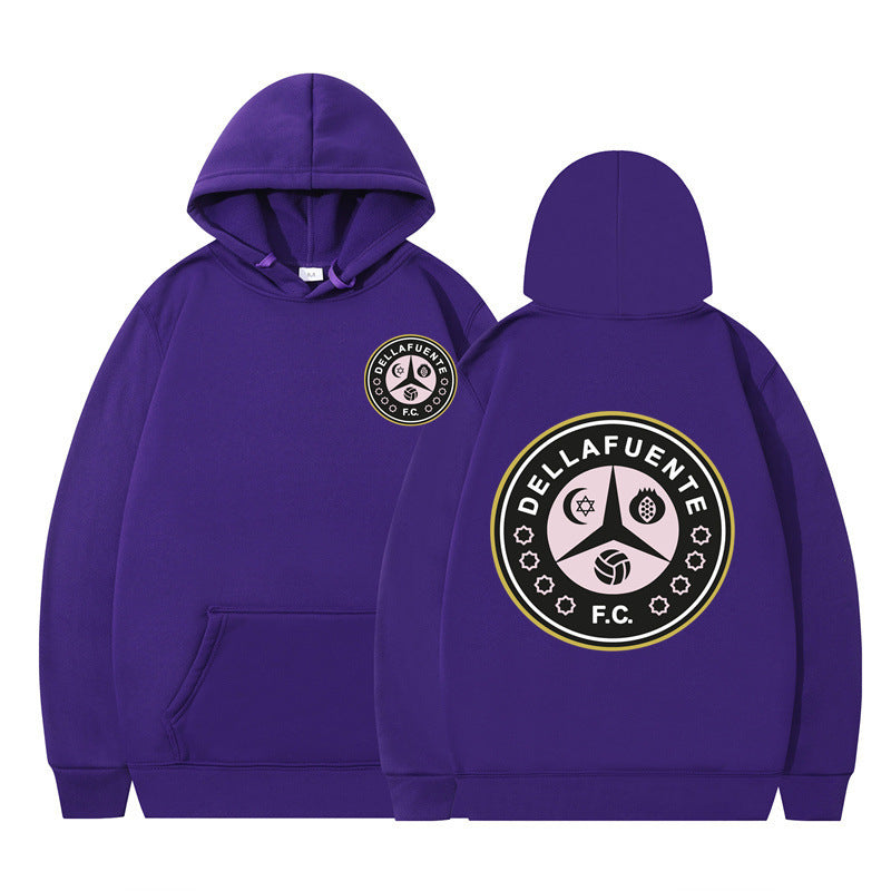 Women's hoodie with distinctive logo and soft fleece Lune London