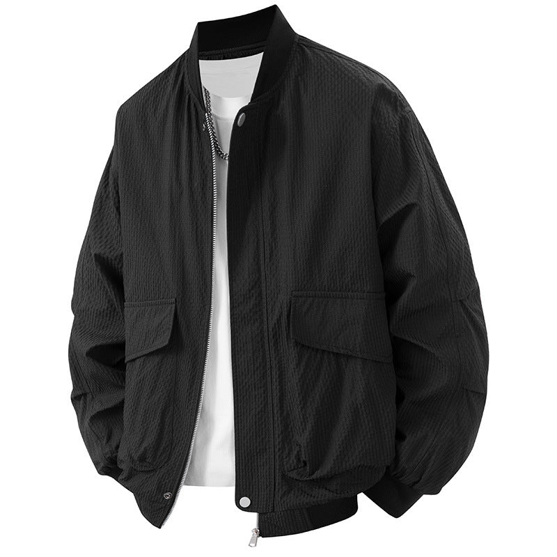 Casual bomber jacket for men with practical pockets Lune London