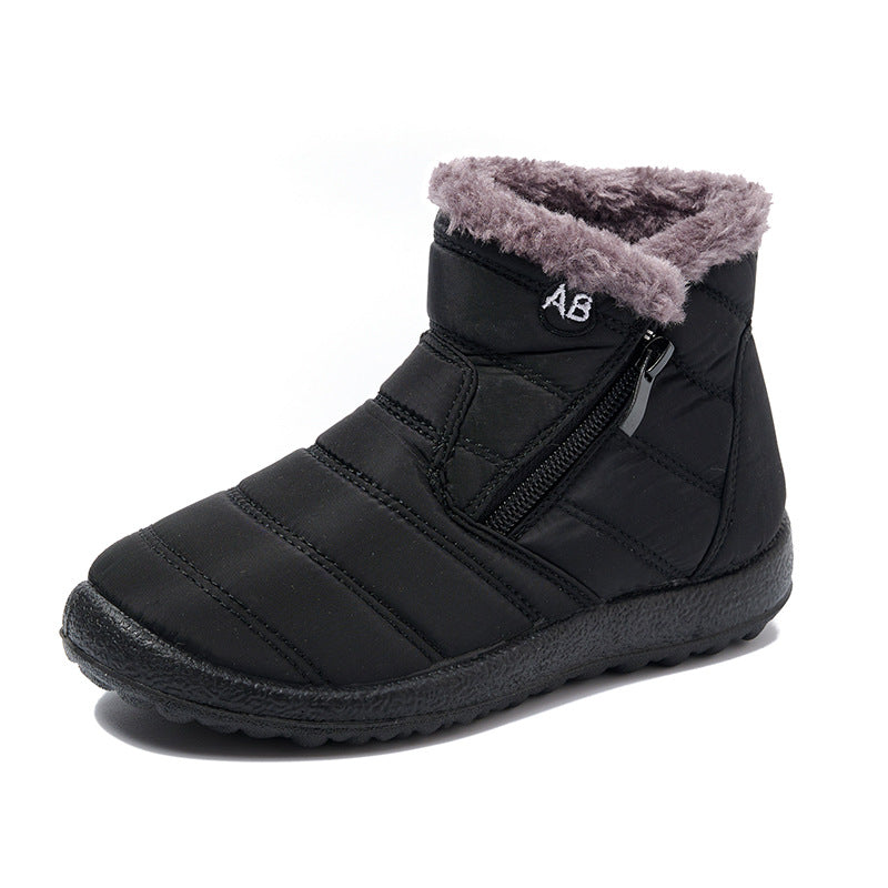 Bottes d'hiver pour femmes rembourrées avec fermeture éclair latérale Lune London