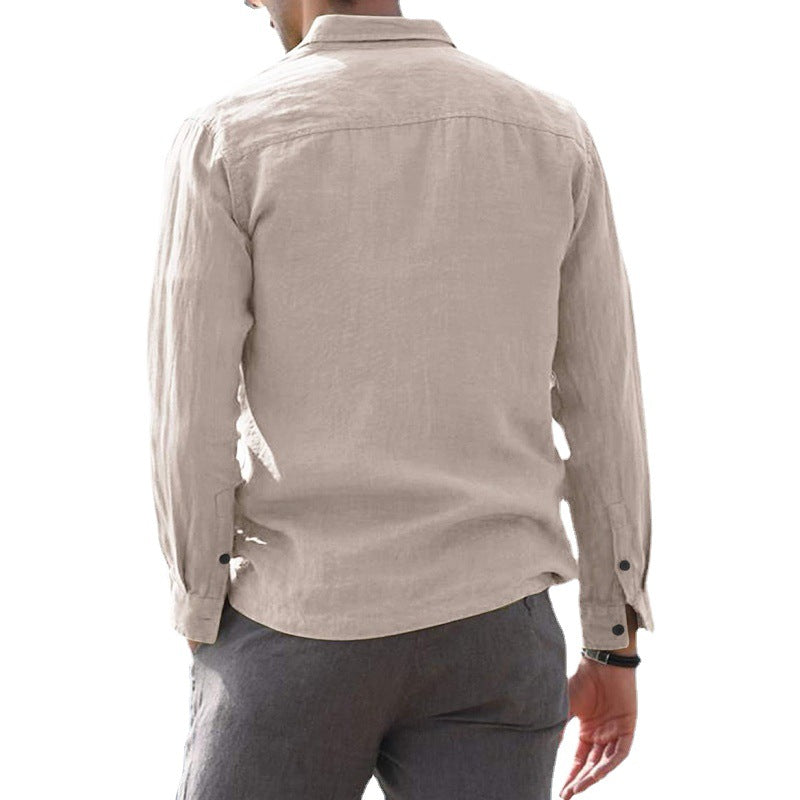Lightweight cotton shirt for men with practical pockets Lune London