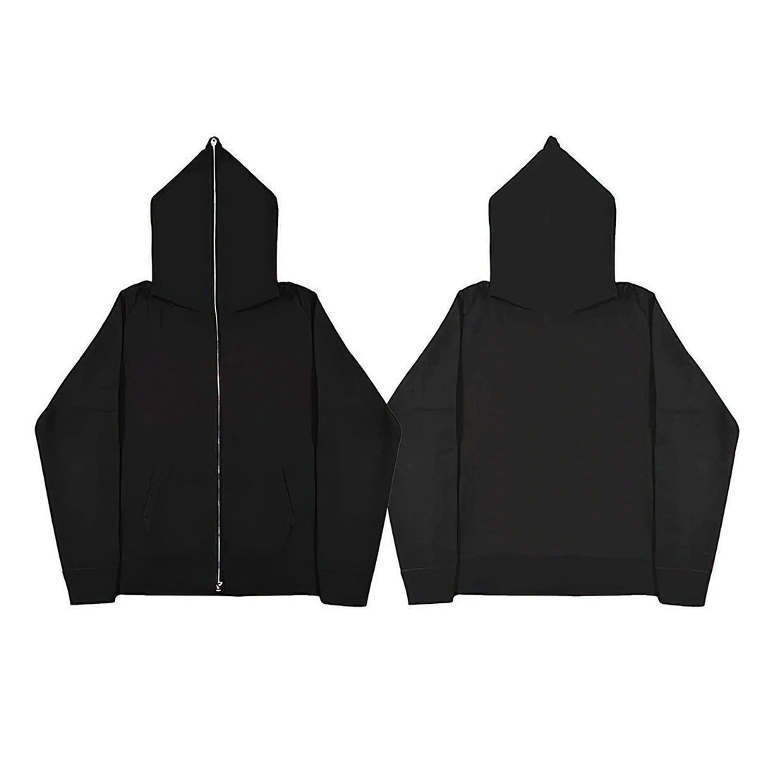 Ladies leisure hoodie with zip closure and practical side pockets Lune London