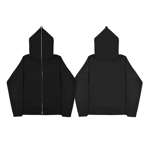 Ladies leisure hoodie with zip closure and practical side pockets Lune London