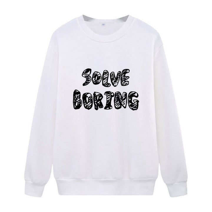 Women's casual sweatshirt with creative lettering Chic & Stil