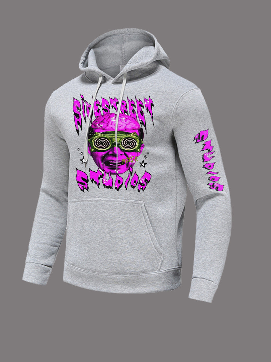 Sporty hoodie for women with a chic and stylish artistic graphic design