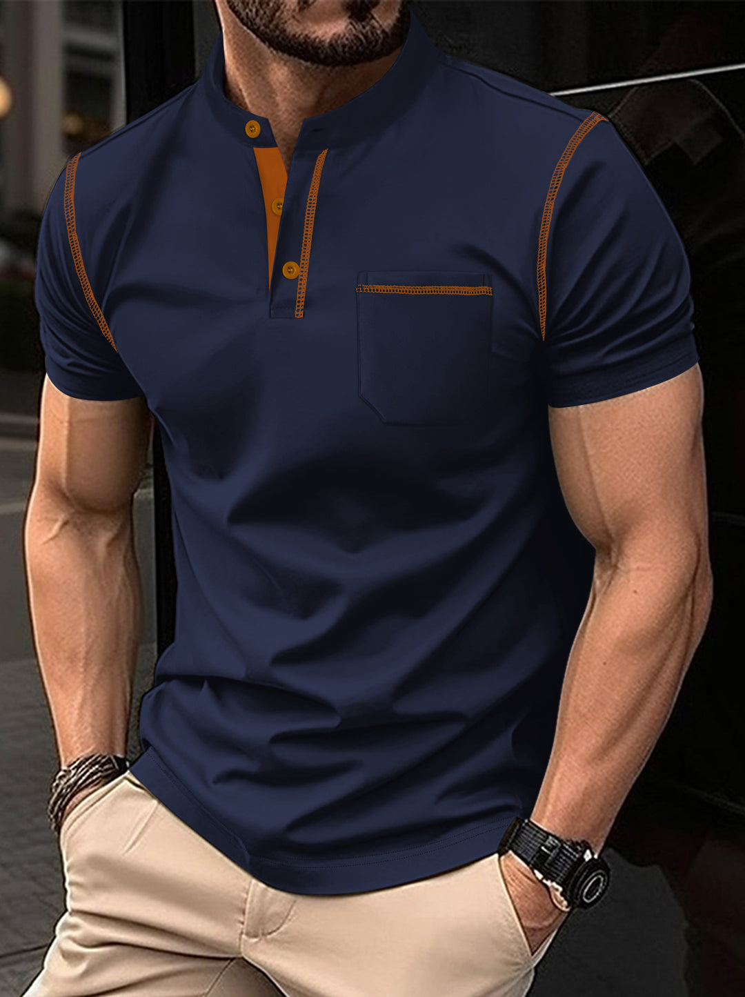 Men's button-down collar shirt Stylish Lune London