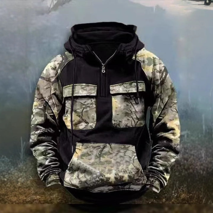 Men's Functional Camouflage Hoodie Lune London
