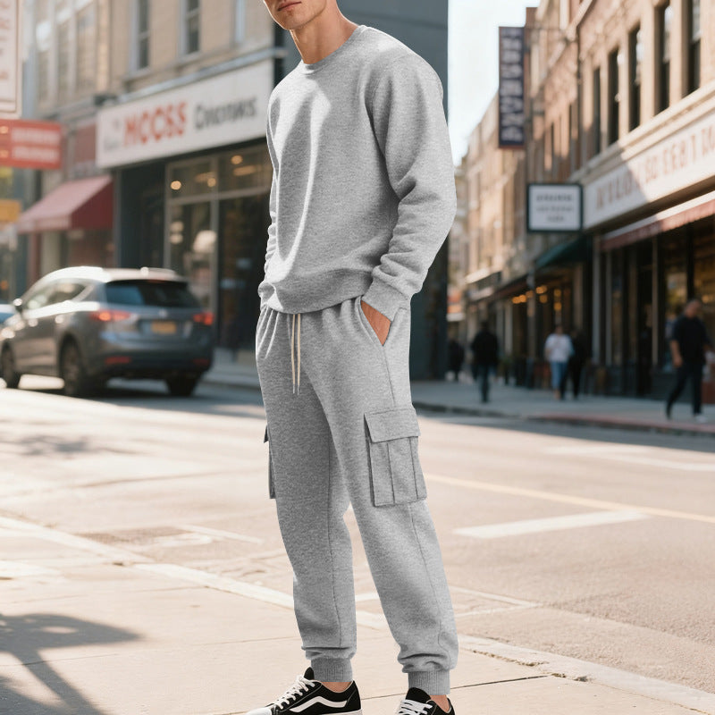 Men's casual sweatshirt and cargo jogger combination Lune London
