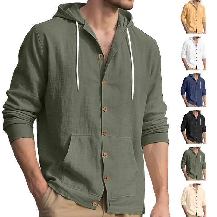 Elegant casual jacket for men with hood and practical pockets Lune London
