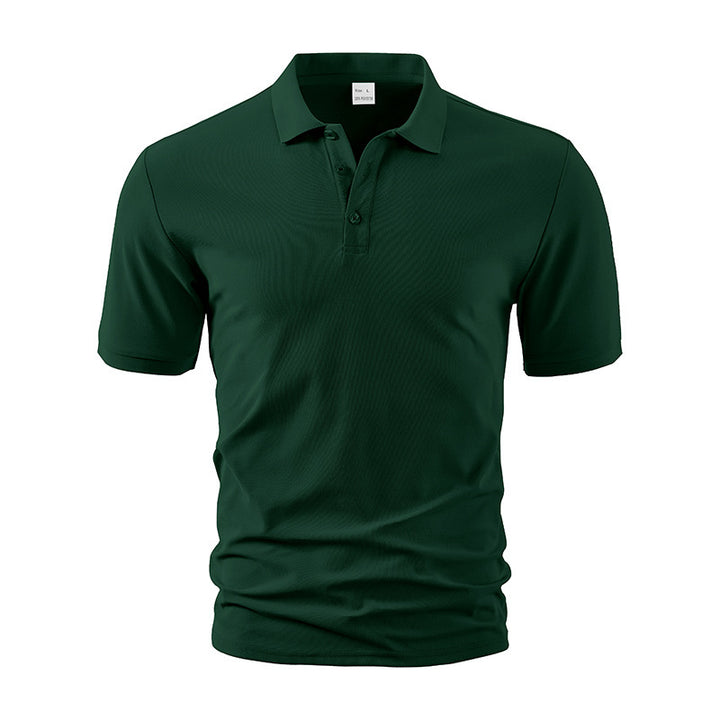 Men's polo in functional breathable material with a modern cut Lune London