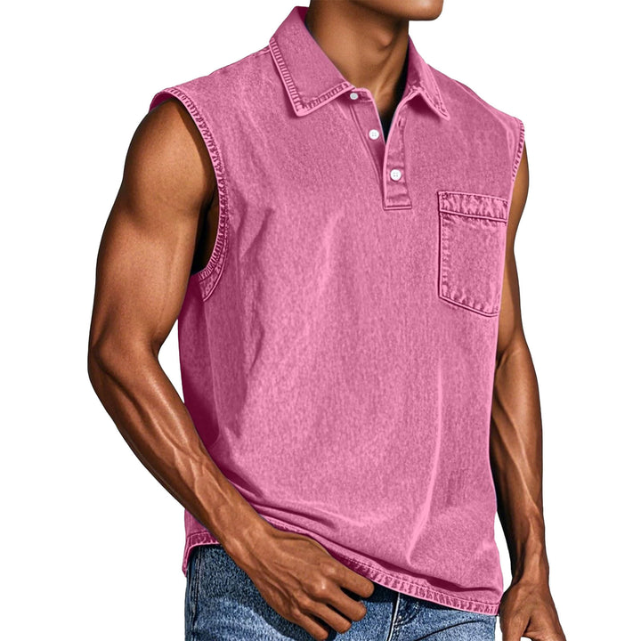 Men sleeveless polo Lune London