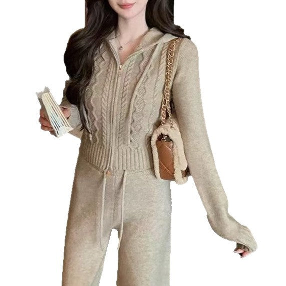 Cardigan femme avec fermeture éclair et motif en relief Chic & Stil