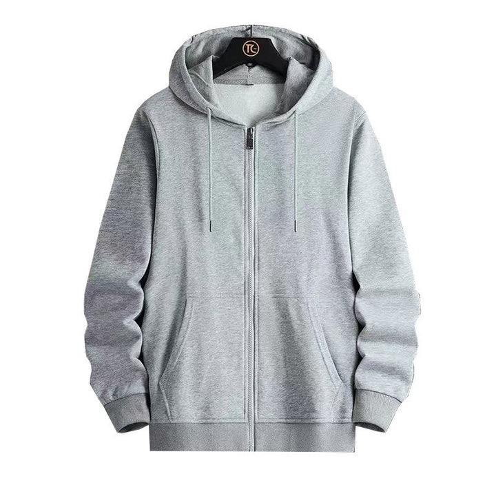 Hooded jacket for women with full zip and soft cotton blend Lune London