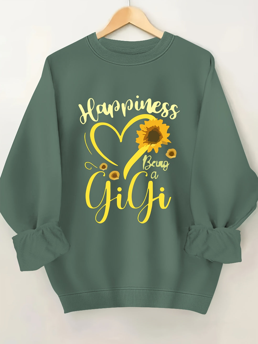 Sweatshirt pour femme avec des manches volumineuses et un motif joyeux Chic & Stil