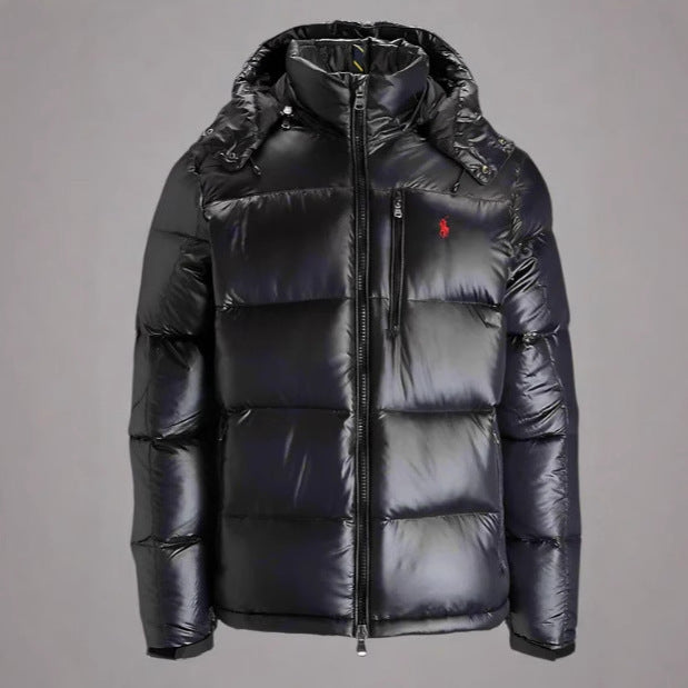 Women's insulated winter jacket with removable hood and water-repellent material Lune London