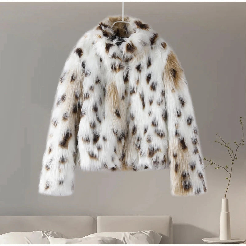 Ladies faux fur jacket Lune London