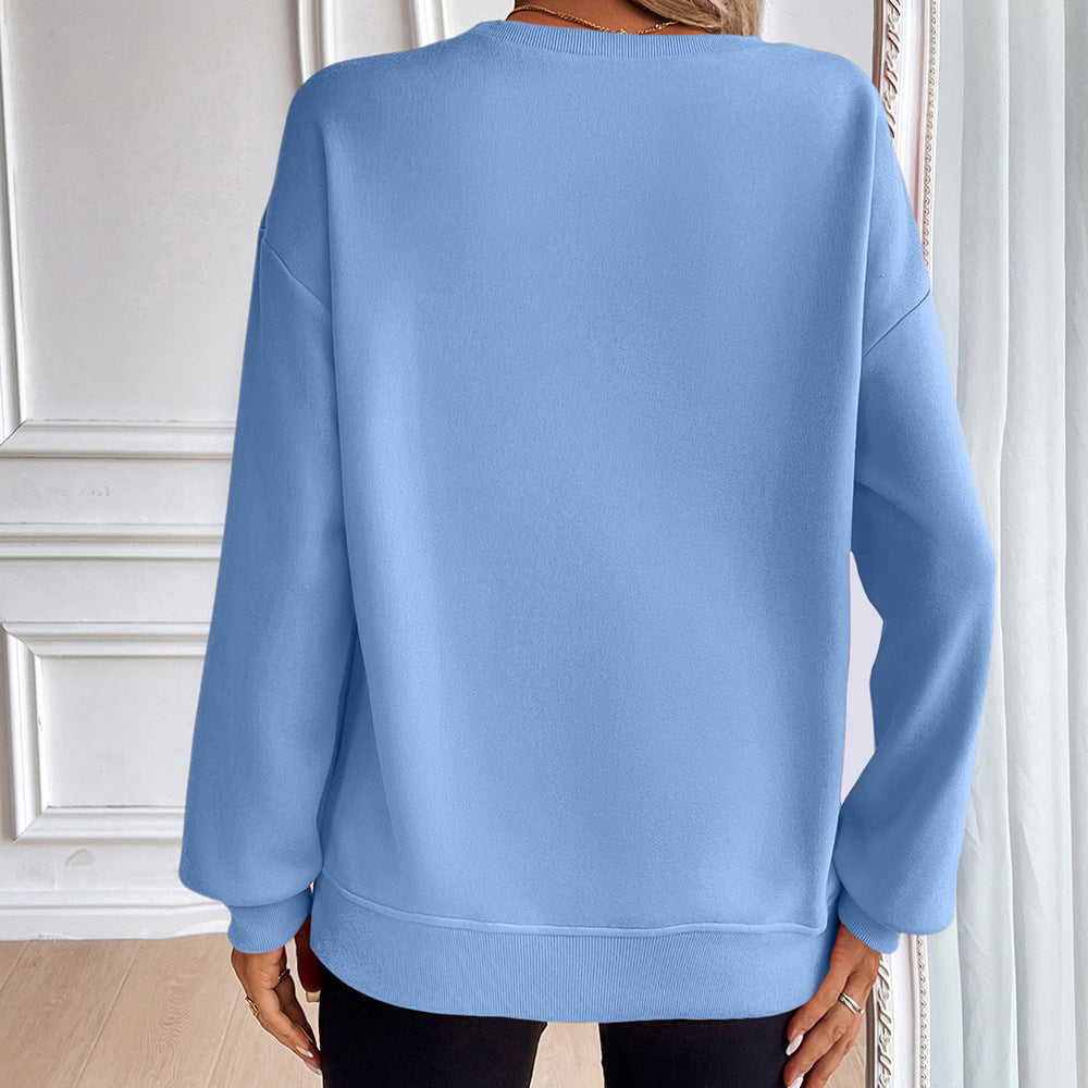 Women's Casual Sweatshirt with Soft Materials and Relaxed Fit Lune London