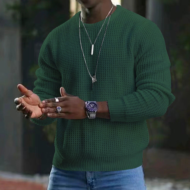 Stylish knitted sweater for men with textured design Lune London