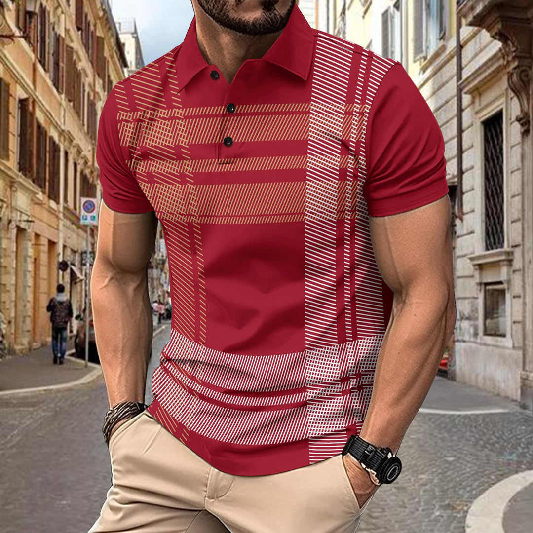 Men's Short Sleeve Polo Shirt Lune London