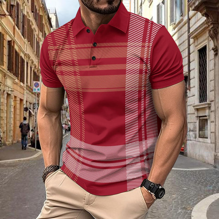 Men's Short Sleeve Polo Shirt Lune London
