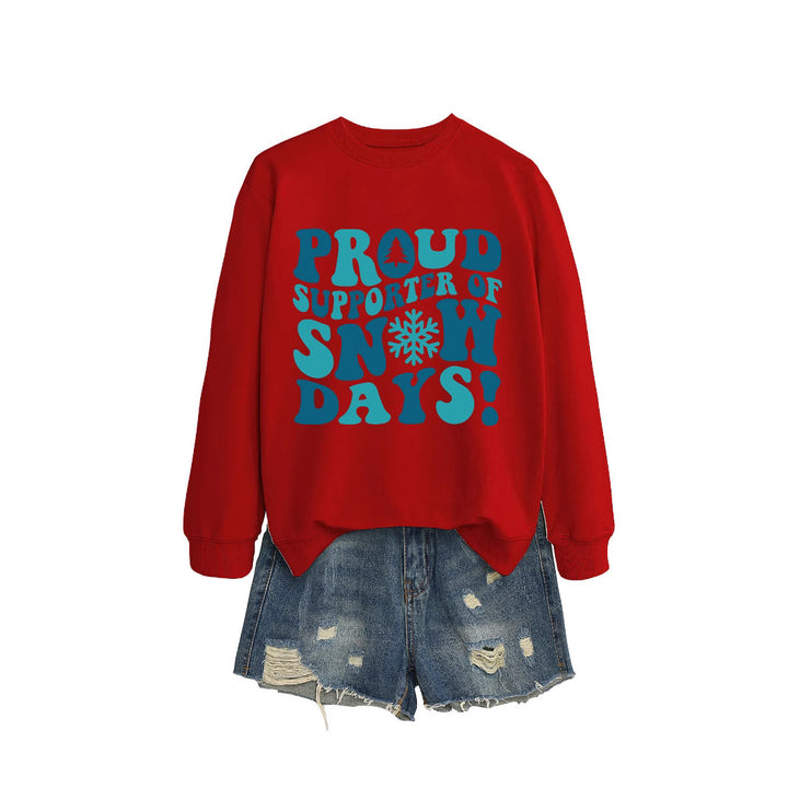 Sweatshirt femme avec imprimé créatif et coupe décontractée Chic & Stil