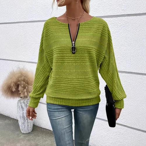 Women High-end casual with zipper closure and textured design Lune London