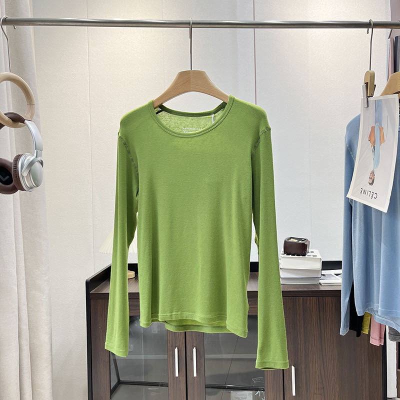 Chemise à manches longues pour femmes en jersey doux avec coupe ergonomique Chic & Stil