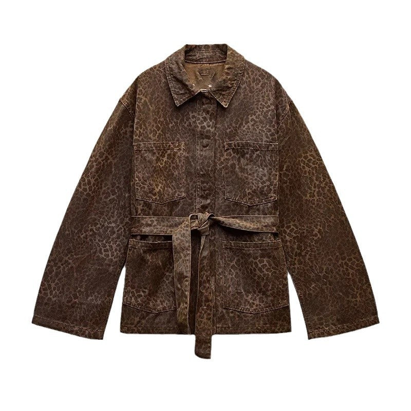 Veste à la mode pour femmes avec ceinture Chic & Stil