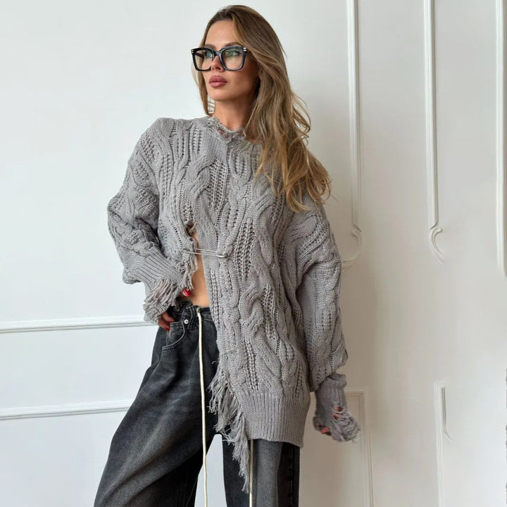 Oversized knitted sweater for women Lune London