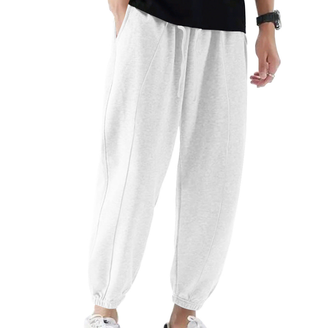 Men's jogger pants in breathable material with adjustable waist Lune London