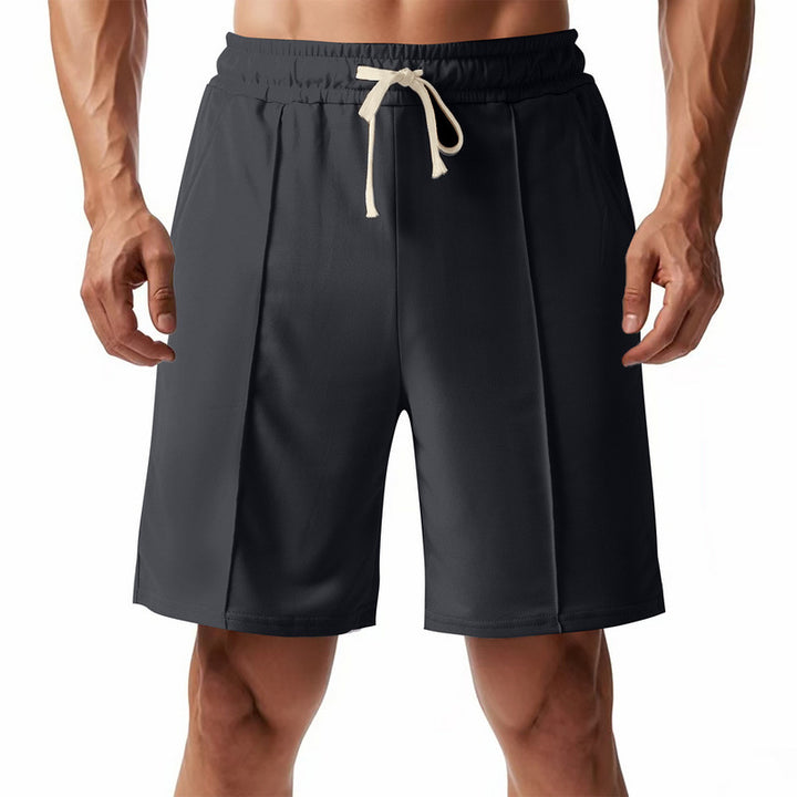 Comfortable sports shorts for men with elastic waistband and practical side pockets Lune London