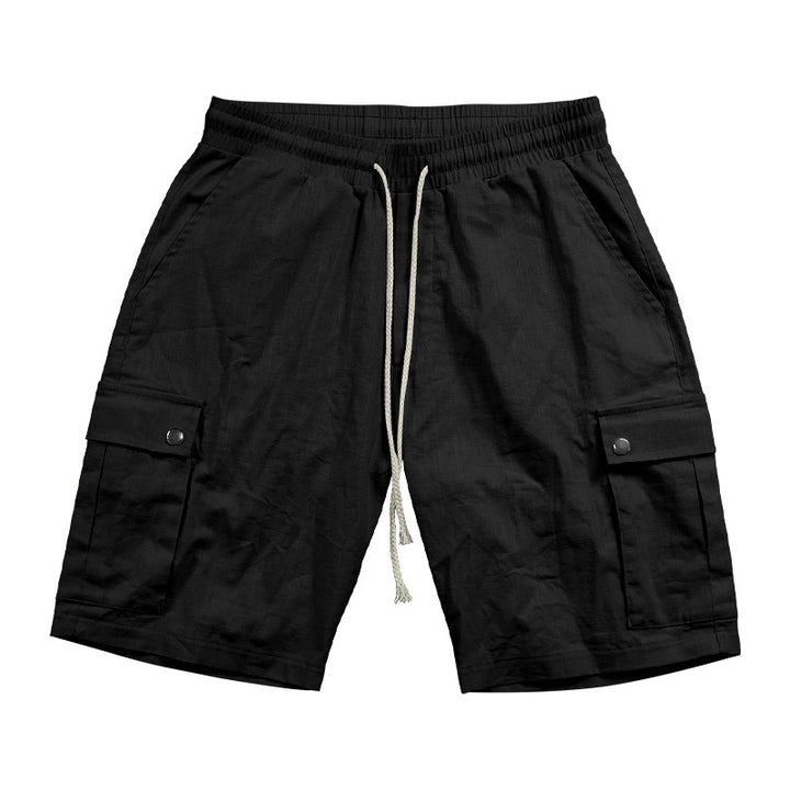 Shorts Cargo pratiques pour hommes avec une taille élastique et des poches polyvalentes Lune London