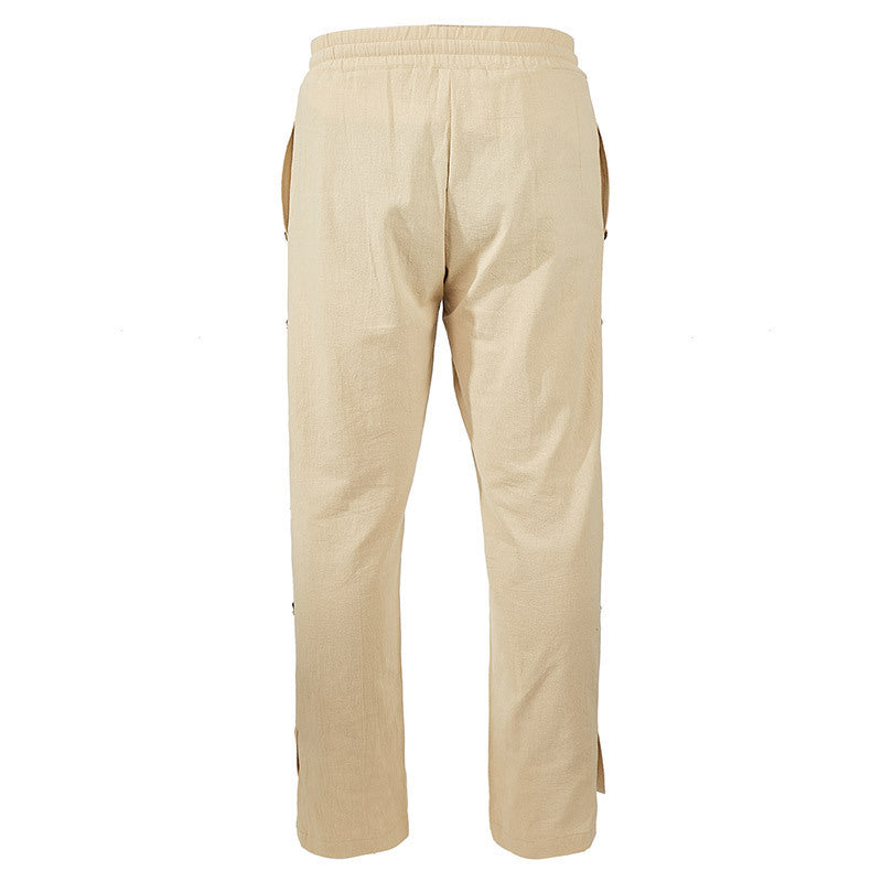 Comfortable women's joggers with chic and stylish button details