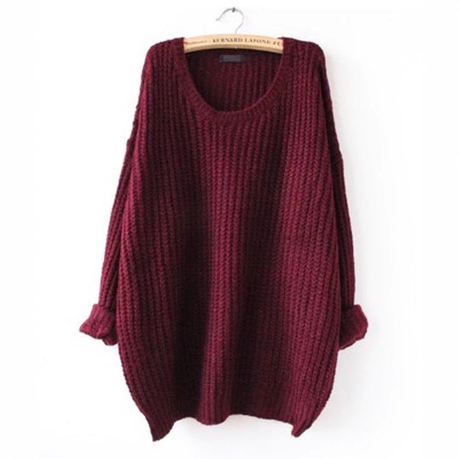 Casual knitted pullover for women with a loose fit and an airy structure Lune London