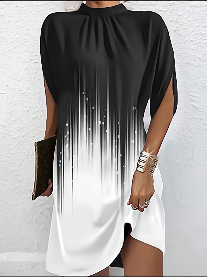 Chic asymmetrical shift dress for women Lune London
