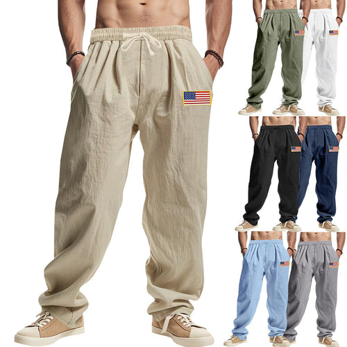 Casual cargo pants for men with adjustable waist and practical side pockets Lune London