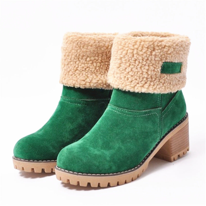Women's boots with lined shaft and non-slip sole Lune London